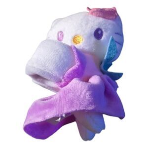 Hello Kitty Cutie Cuff Slap Bracelet Wrist Hugger Fairy Wings Sanrio 5" Plush